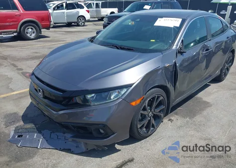 2020 Honda Civic Sport из США, поврежденный, VIN 2HGFC2F80LH565926